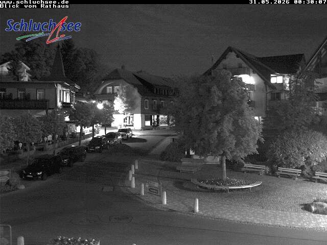 Archived image Webcam Schluchsee: Town hall