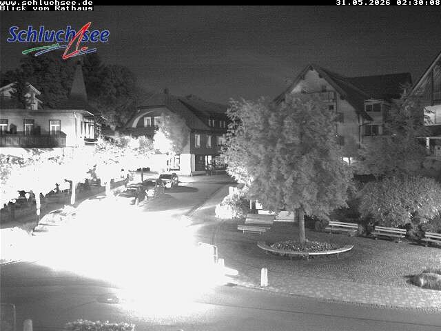Archived image Webcam Schluchsee: Town hall