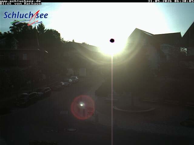 Archived image Webcam Schluchsee: Town hall