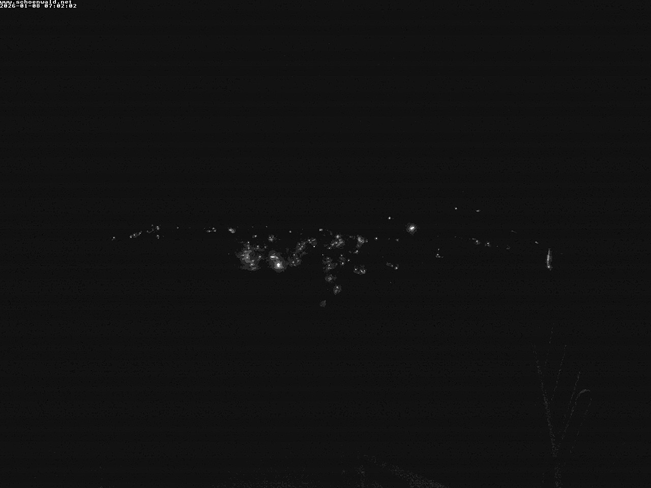 Archived image Webcam View to Schoenwald