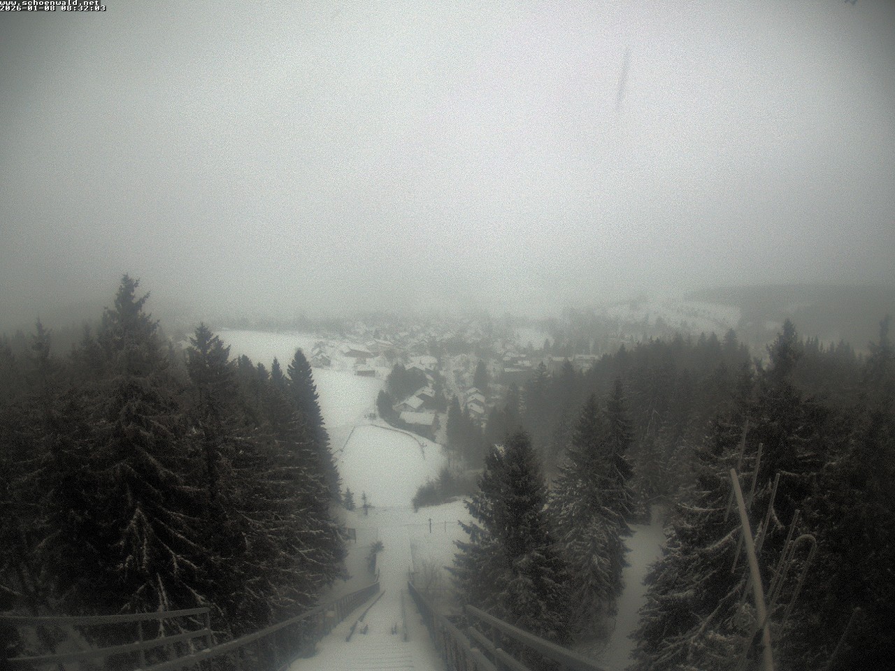 Archived image Webcam View to Schoenwald