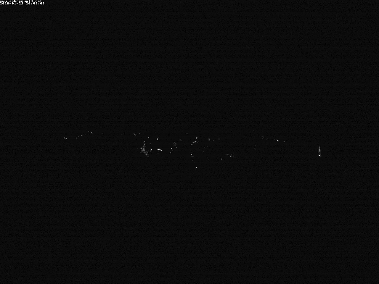 Archived image Webcam View to Schoenwald