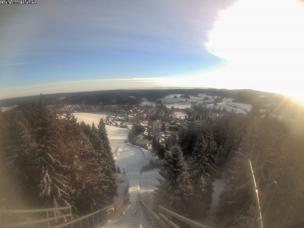 Archiv Foto Webcam Blick auf Schönwald