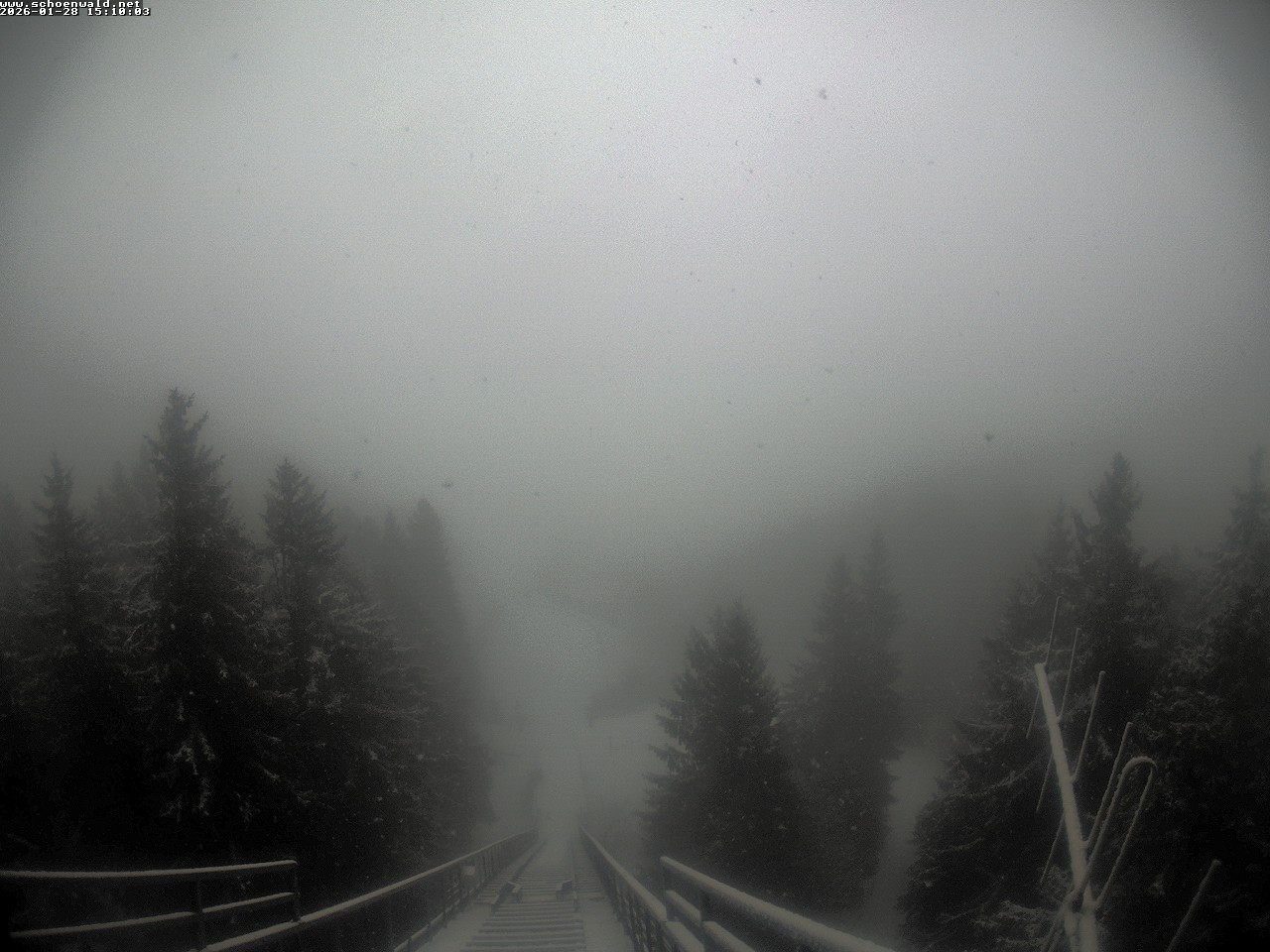 Archiv Foto Webcam Blick auf Schönwald