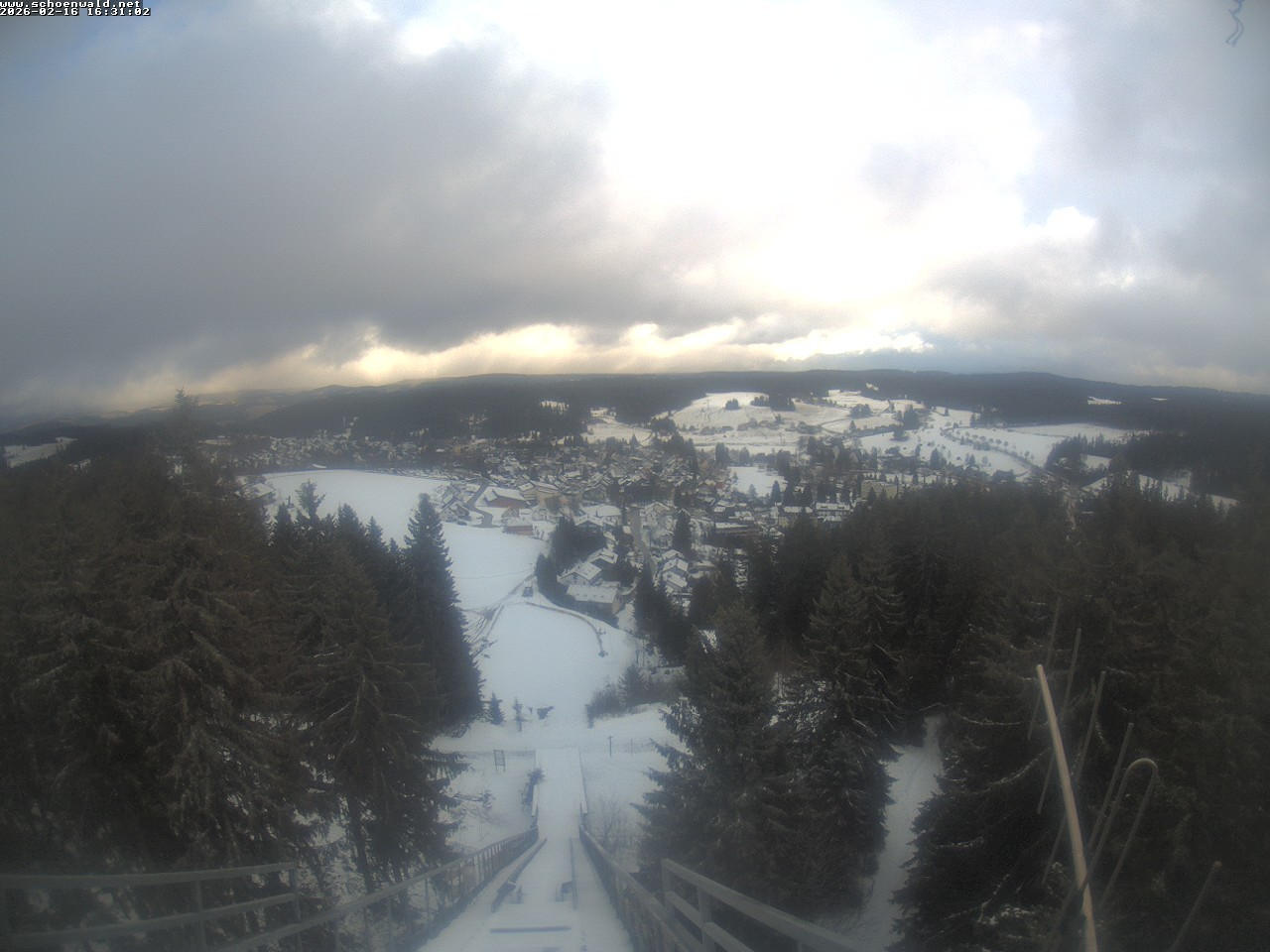 Archiv Foto Webcam Blick auf Schönwald