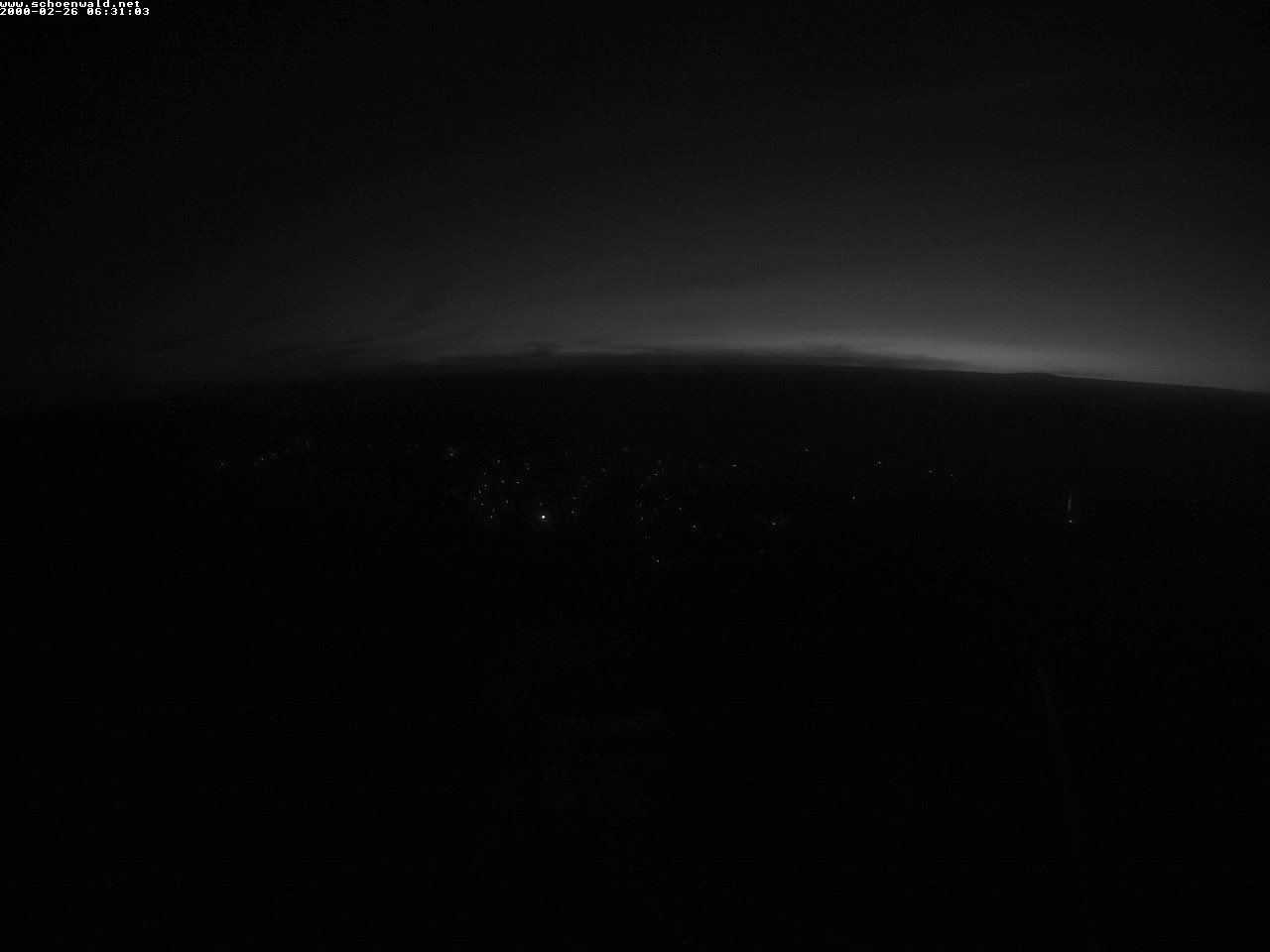 Archived image Webcam View to Schoenwald