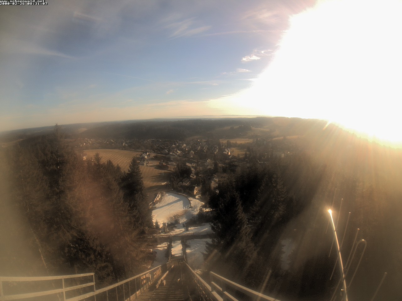 Archived image Webcam View to Schoenwald