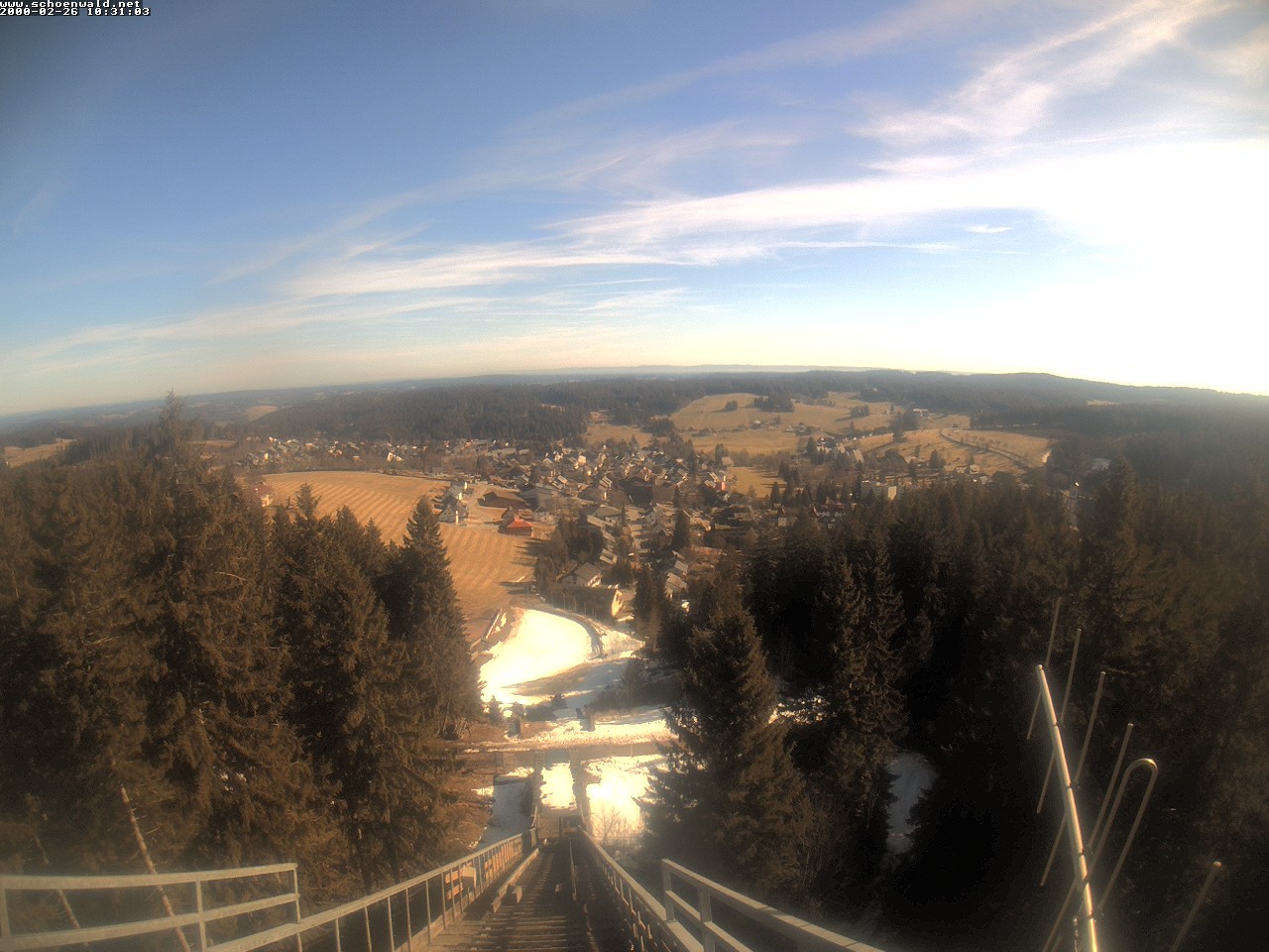 Archived image Webcam View to Schoenwald