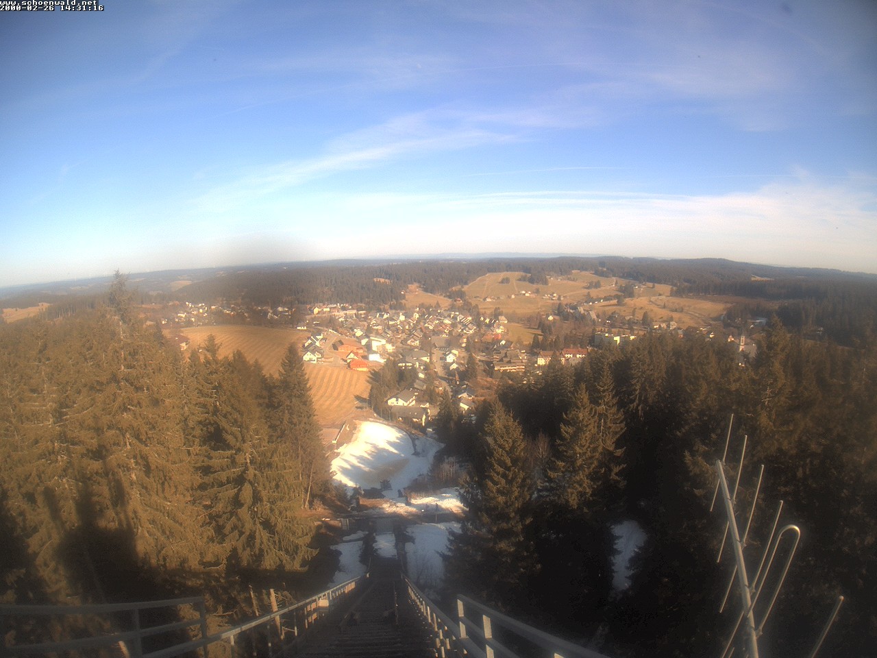 Archived image Webcam View to Schoenwald