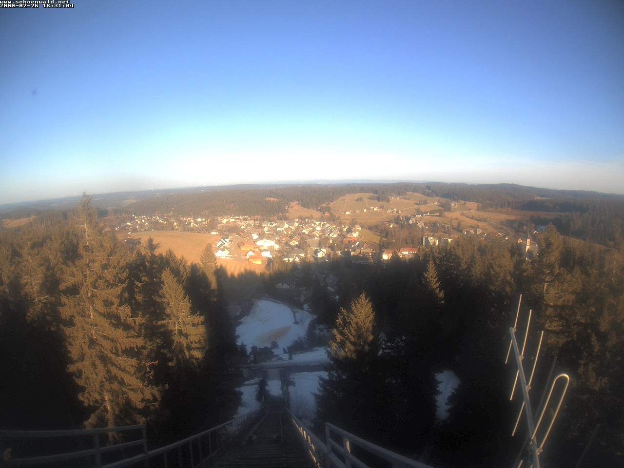 Archived image Webcam View to Schoenwald