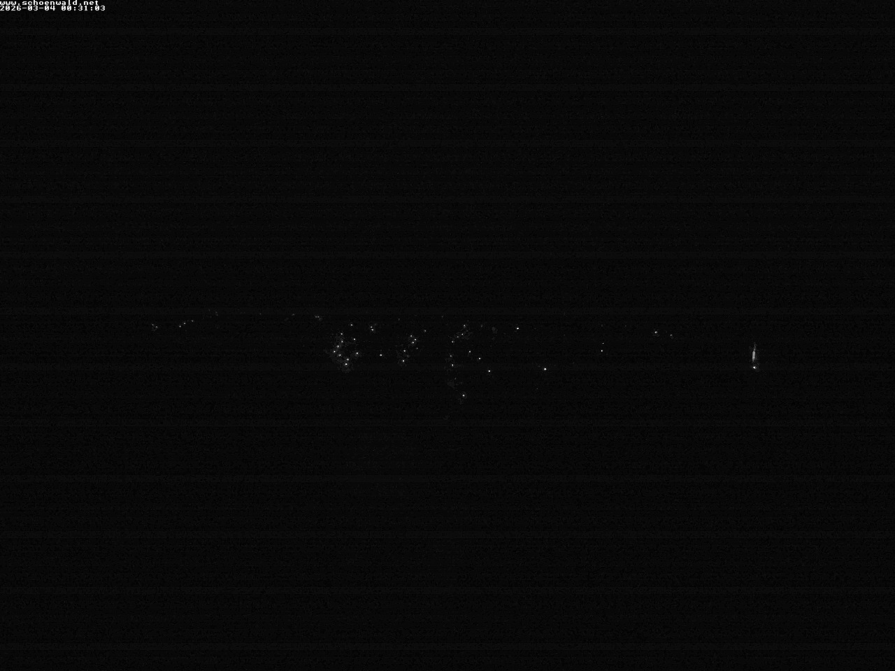 Archived image Webcam View to Schoenwald