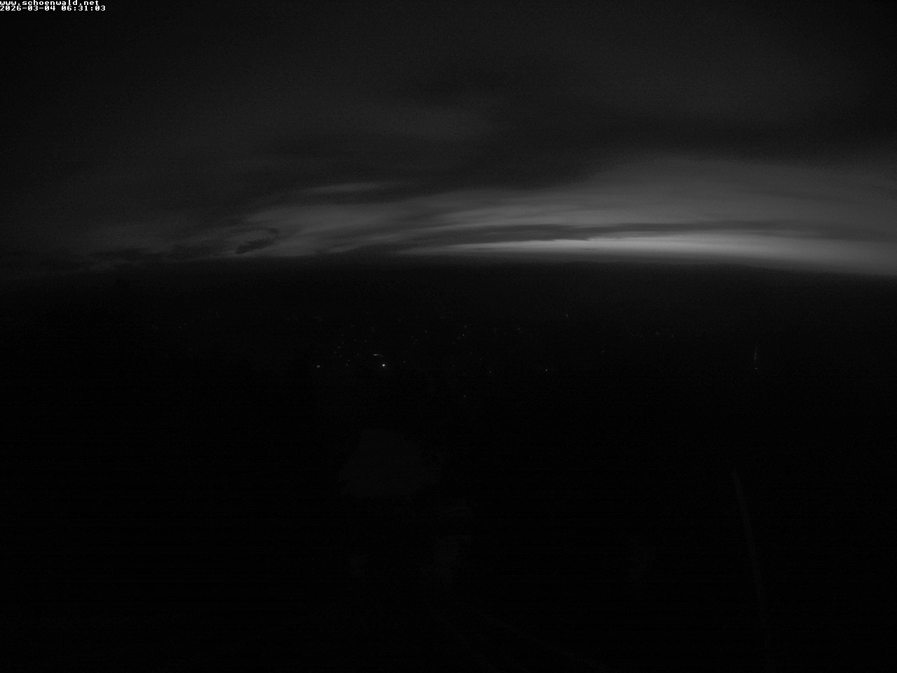 Archived image Webcam View to Schoenwald