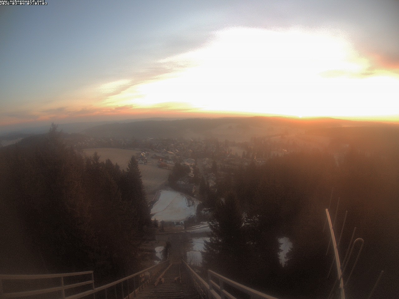 Archived image Webcam View to Schoenwald