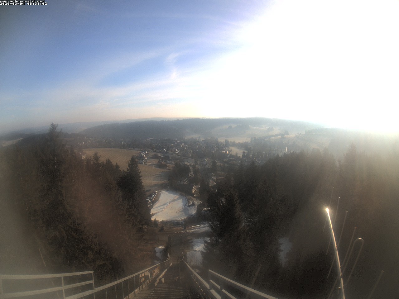 Archived image Webcam View to Schoenwald