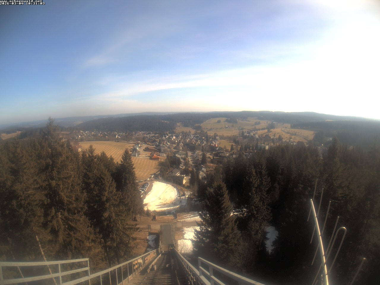 Archived image Webcam View to Schoenwald