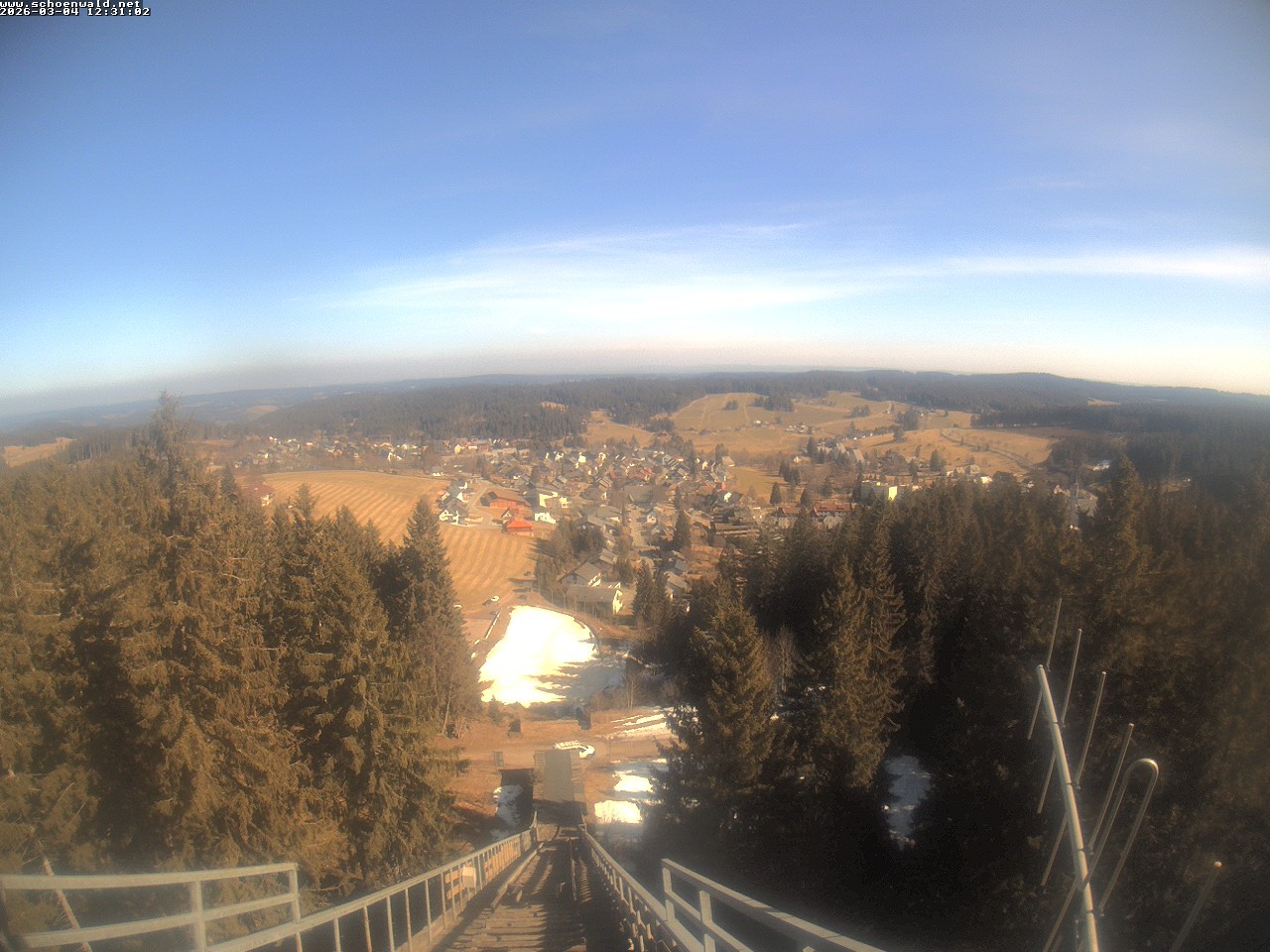 Archived image Webcam View to Schoenwald