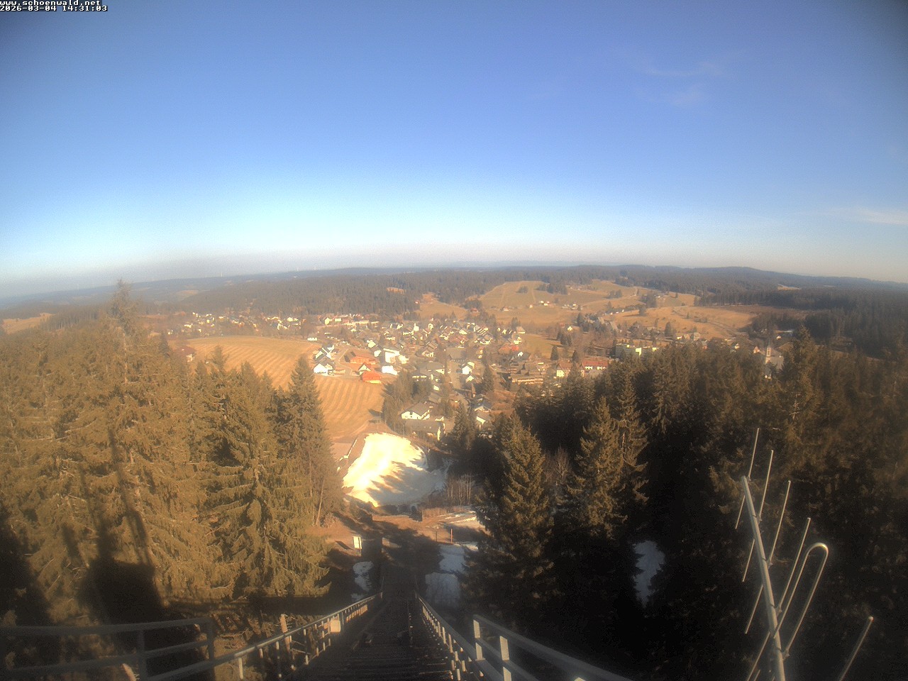 Archived image Webcam View to Schoenwald