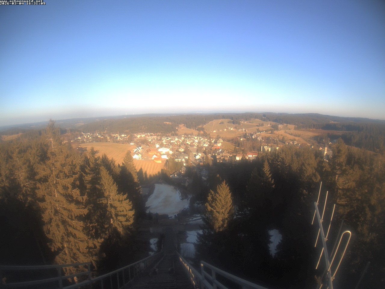 Archived image Webcam View to Schoenwald