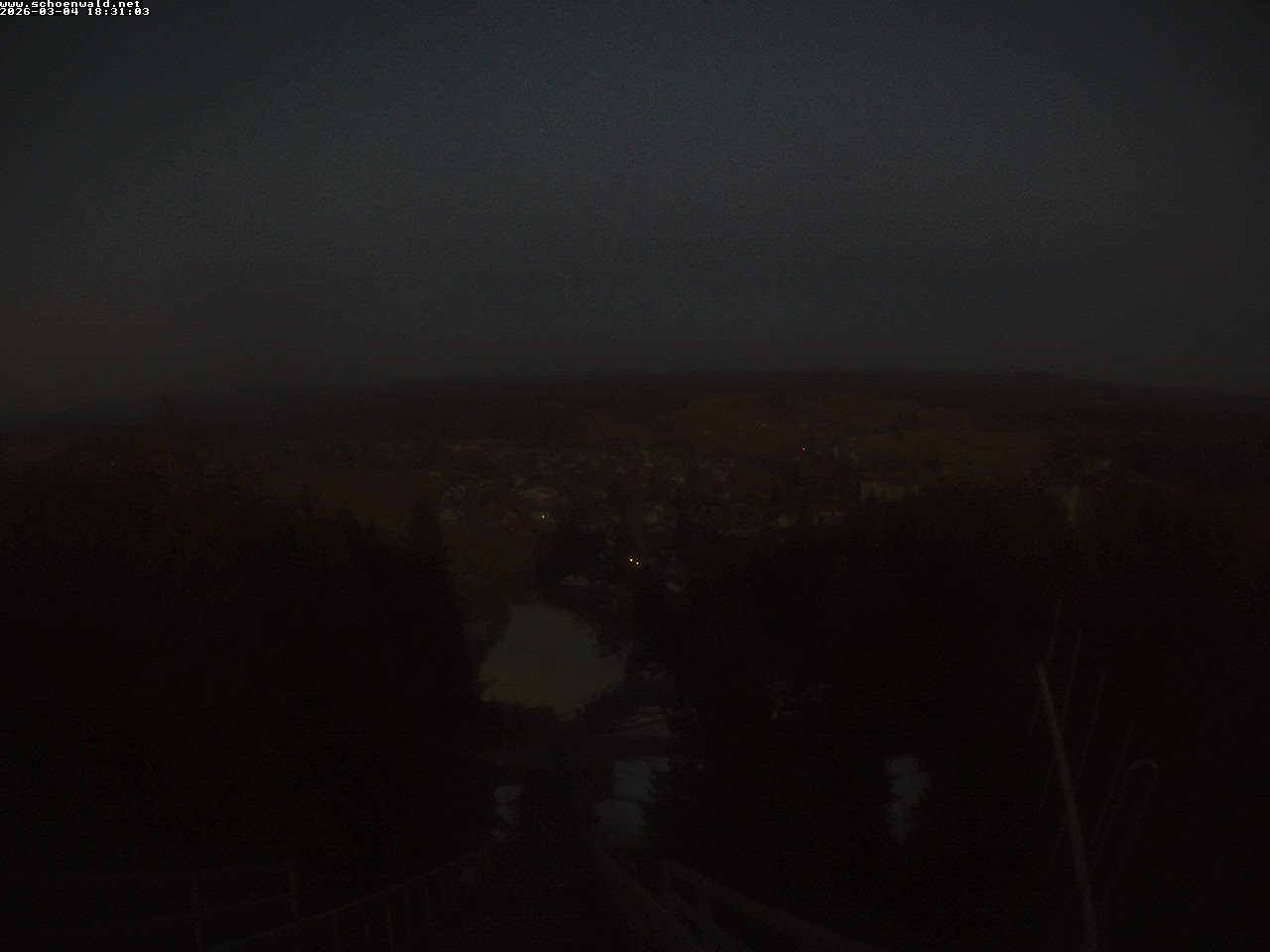 Archived image Webcam View to Schoenwald