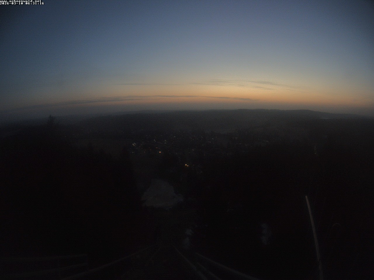 Archived image Webcam View to Schoenwald