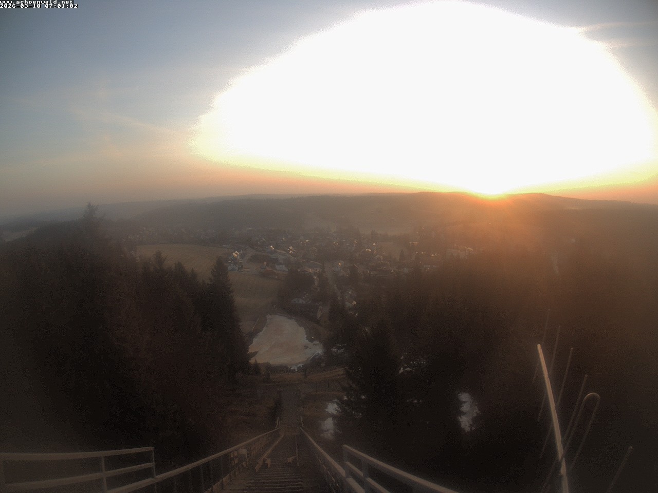 Archived image Webcam View to Schoenwald