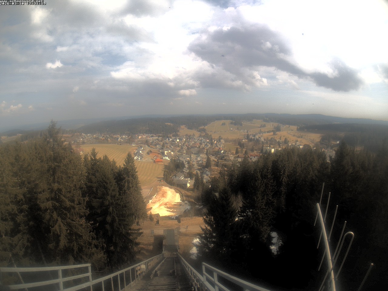 Archived image Webcam View to Schoenwald