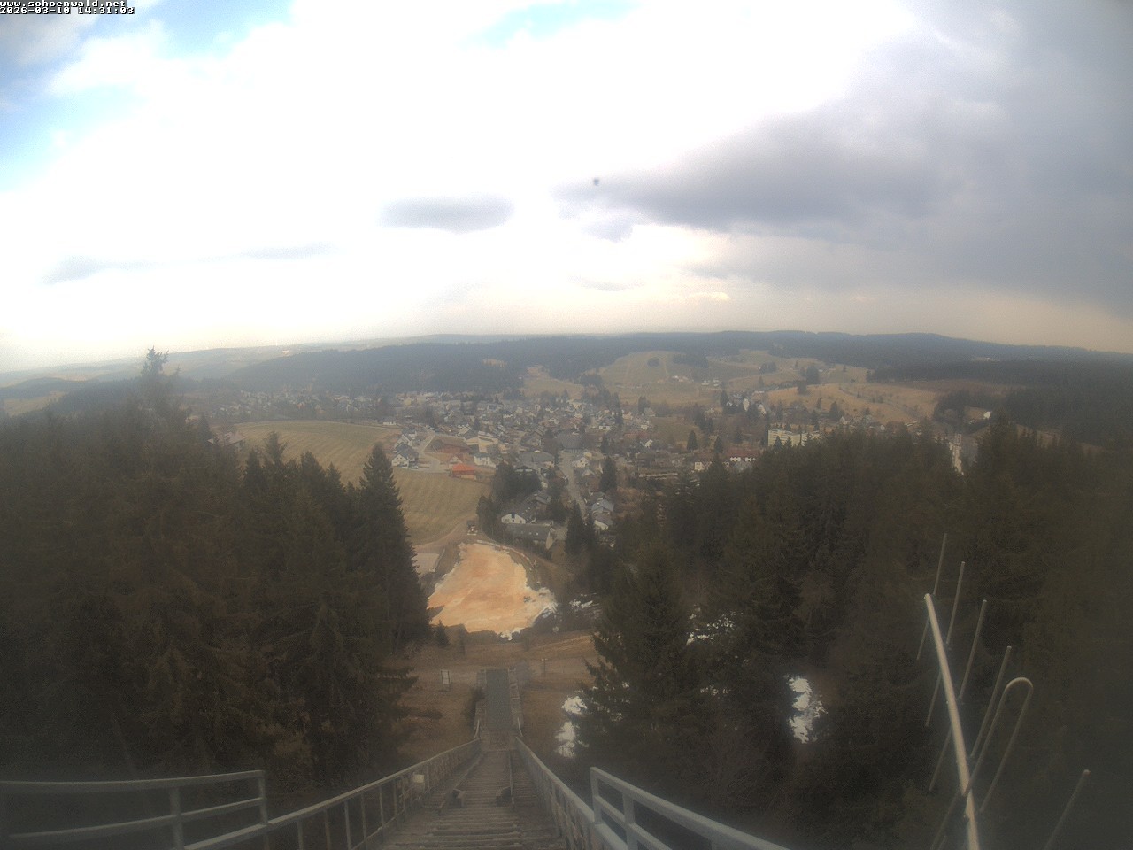 Archived image Webcam View to Schoenwald