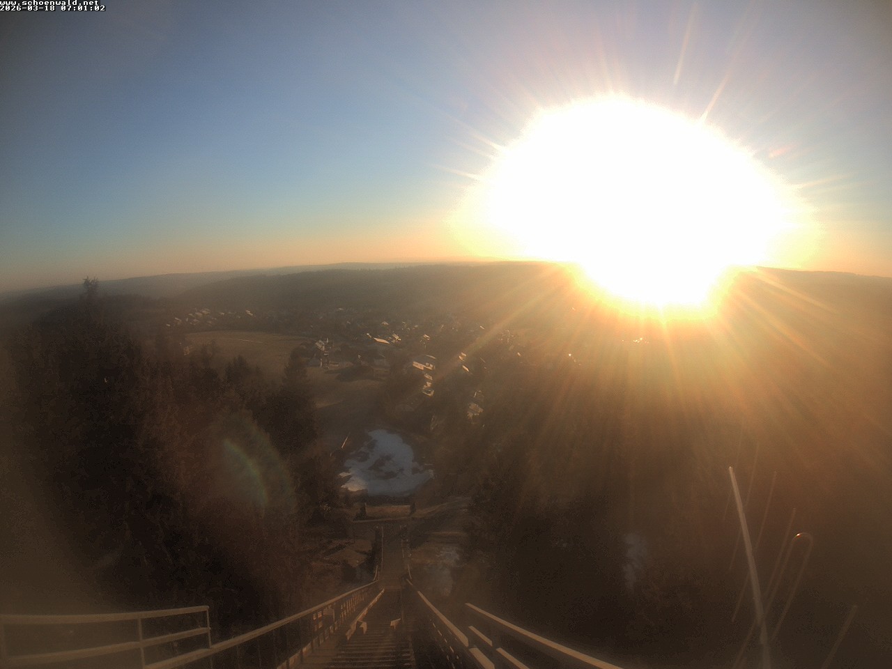 Archived image Webcam View to Schoenwald