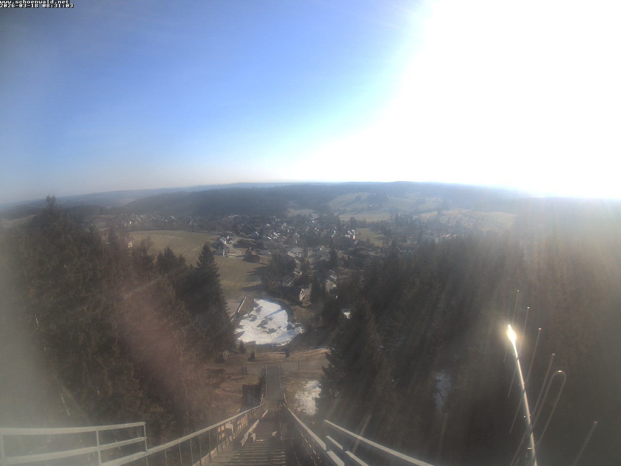 Archived image Webcam View to Schoenwald