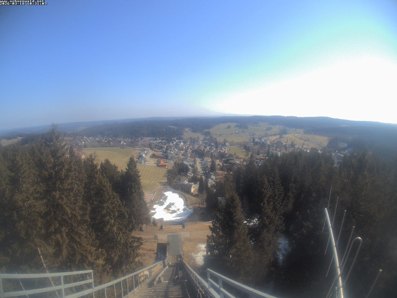 Archived image Webcam View to Schoenwald