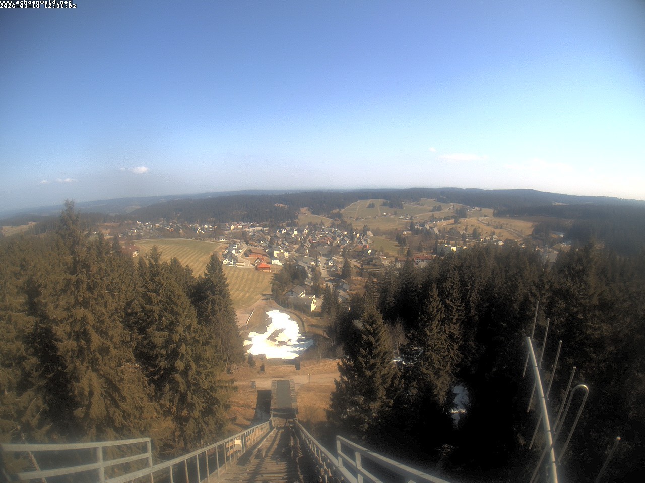 Archived image Webcam View to Schoenwald