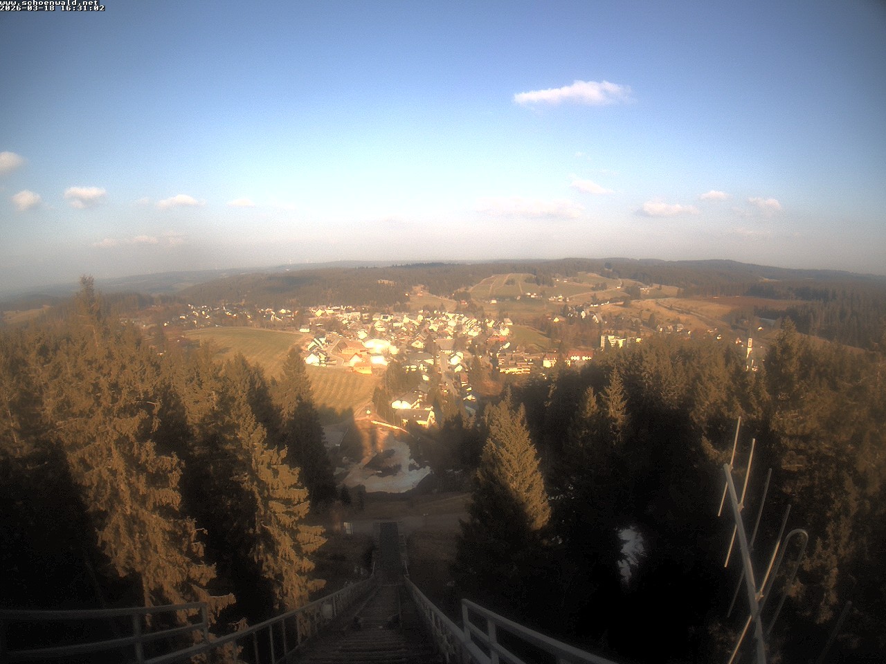 Archiv Foto Webcam Blick auf Schönwald