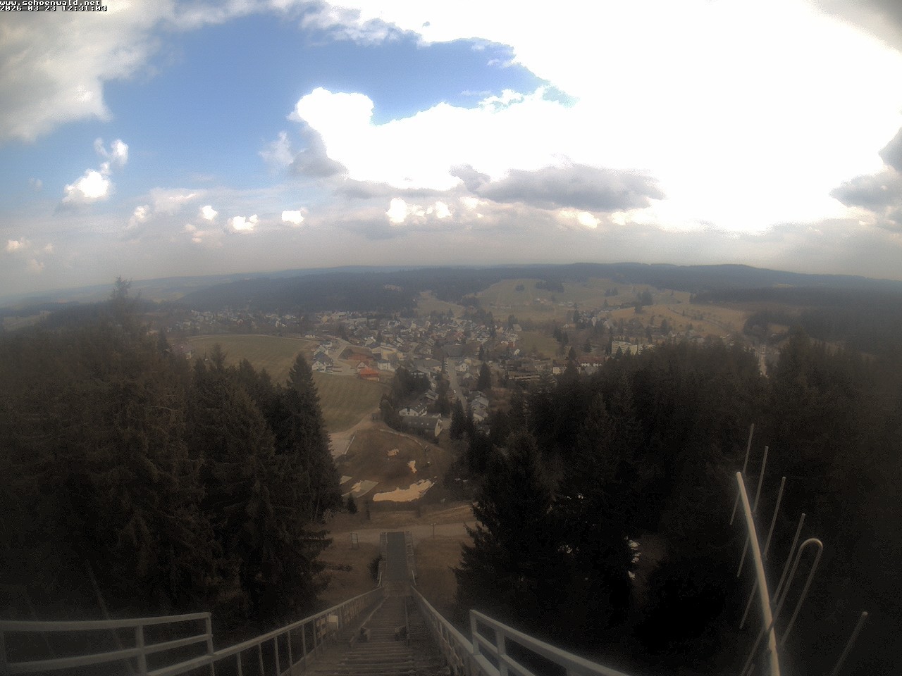 Archiv Foto Webcam Blick auf Schönwald