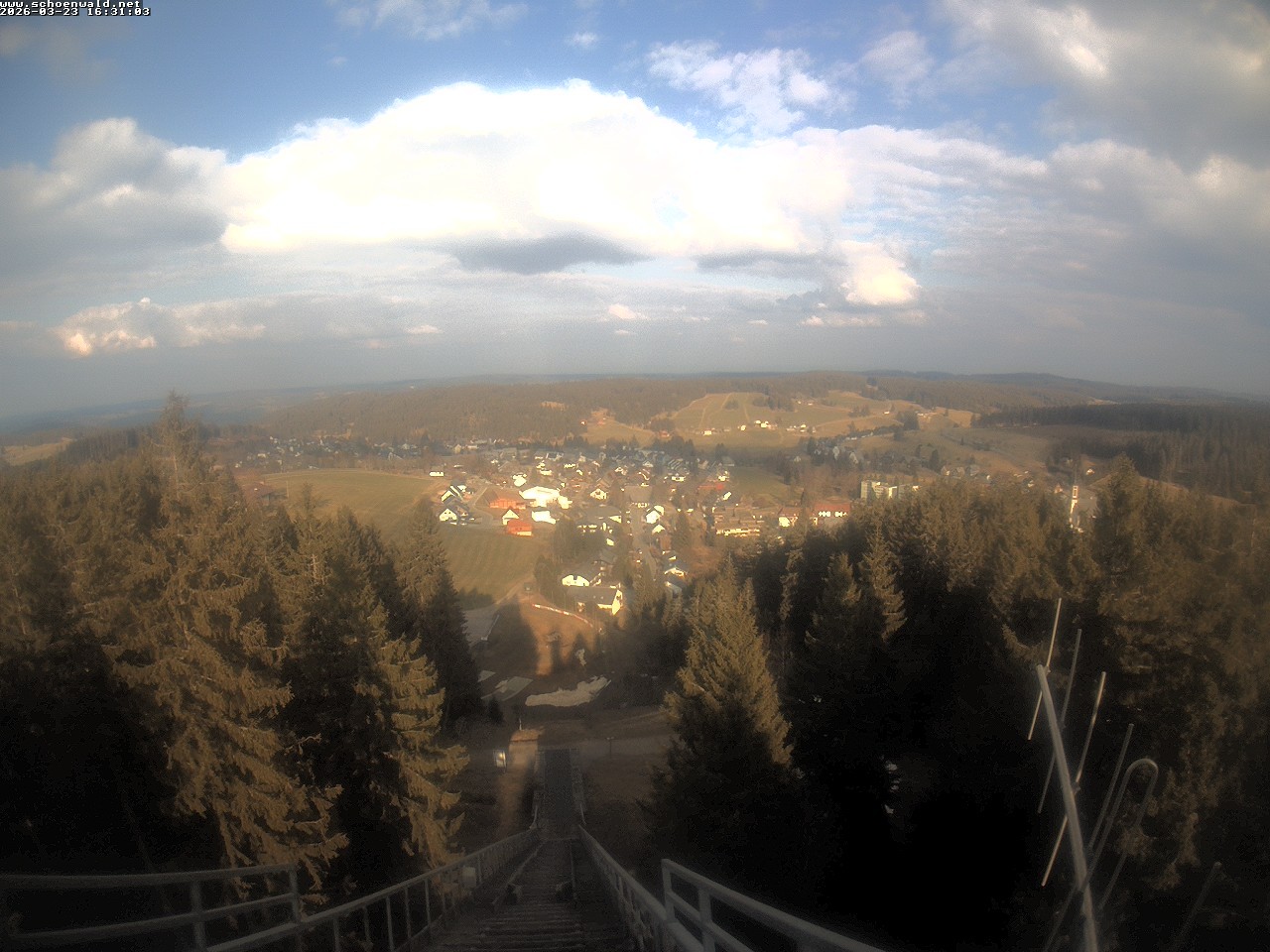 Archiv Foto Webcam Blick auf Schönwald