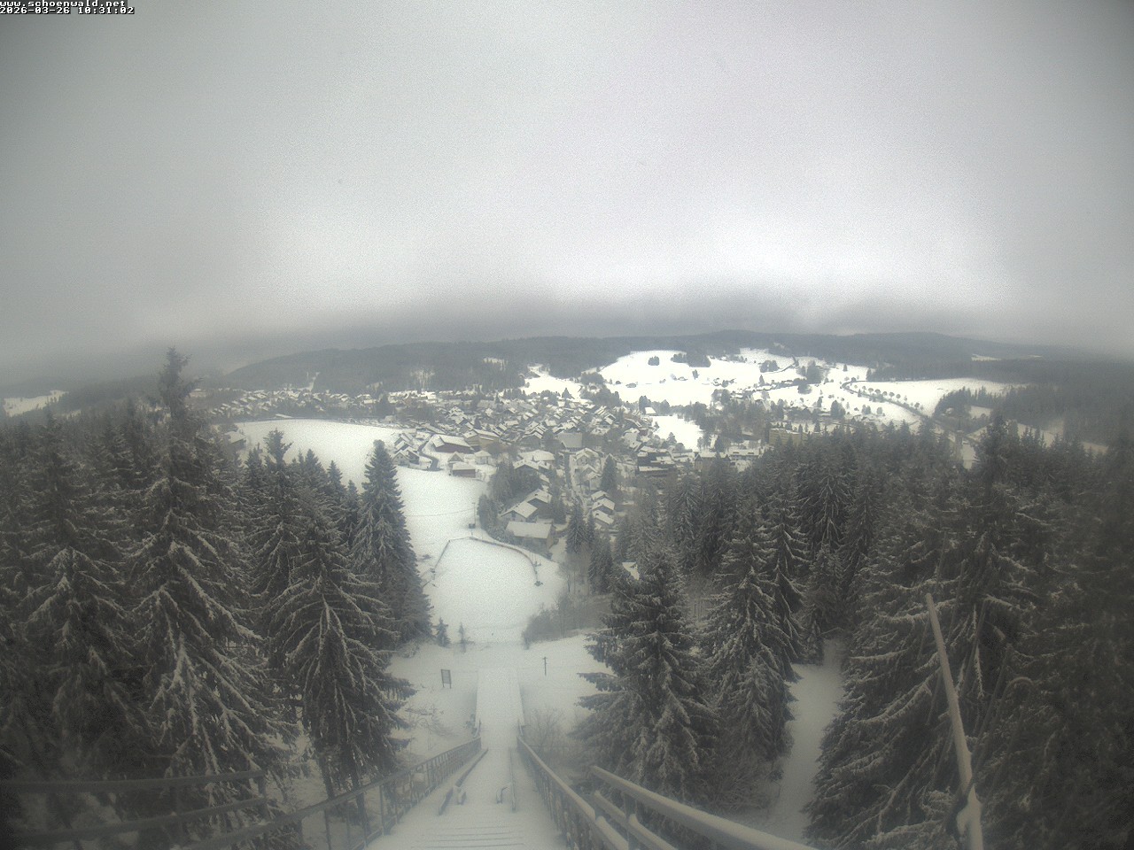 Archiv Foto Webcam Blick auf Schönwald