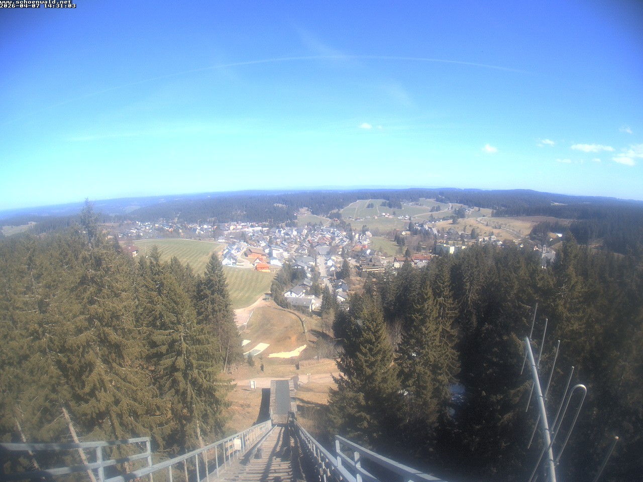 Archiv Foto Webcam Blick auf Schönwald
