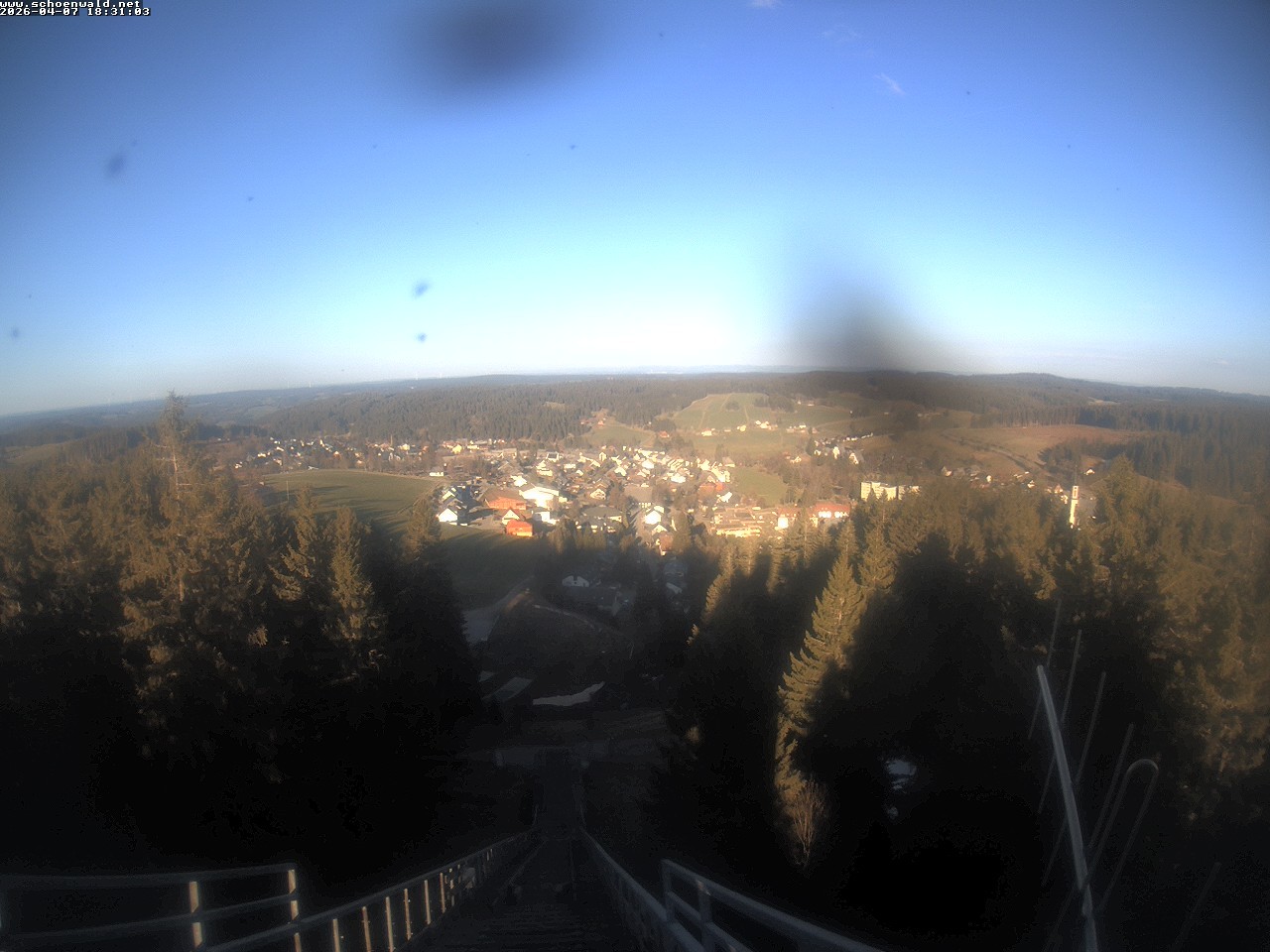 Archiv Foto Webcam Blick auf Schönwald