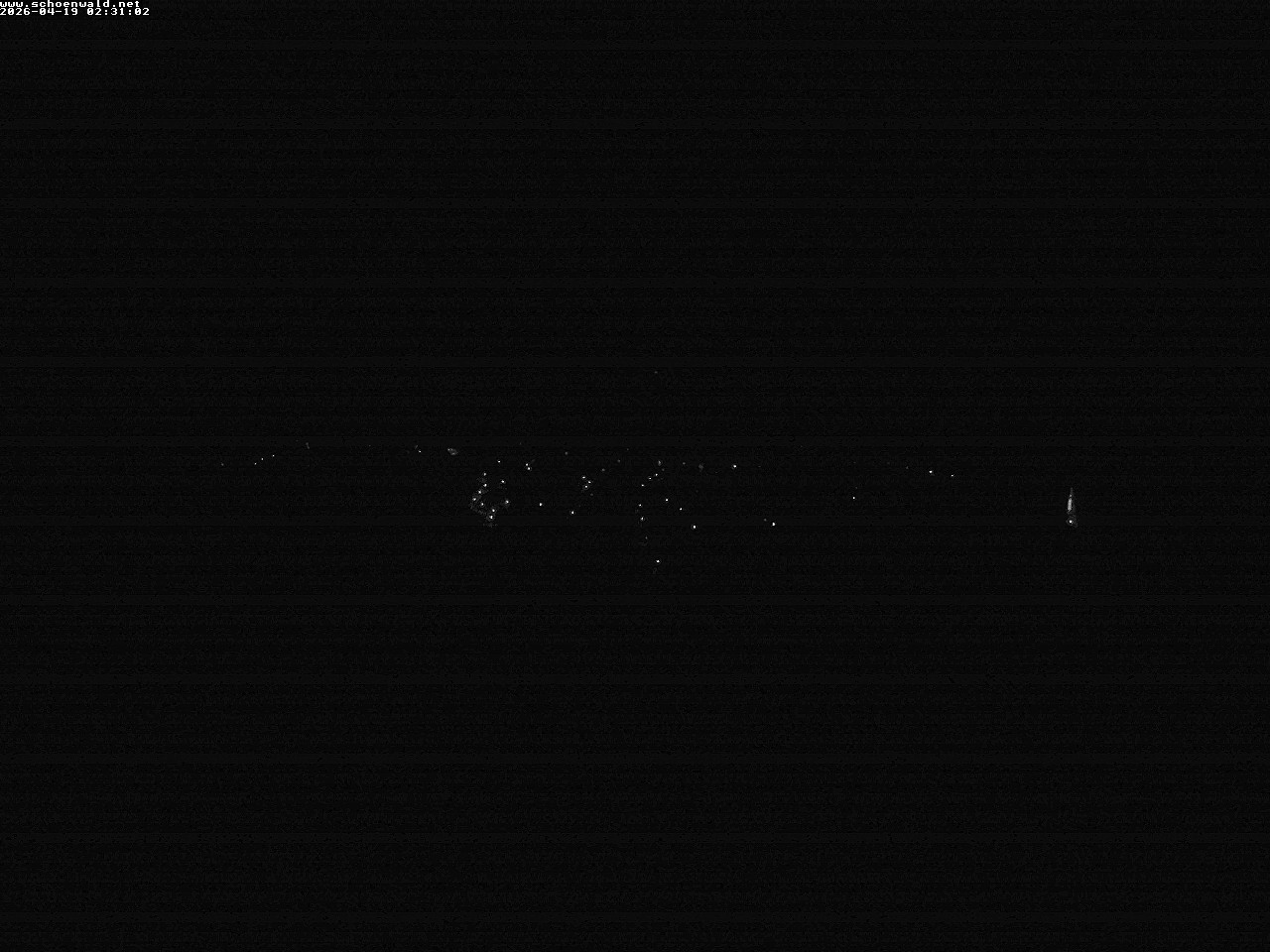 Archived image Webcam View to Schoenwald