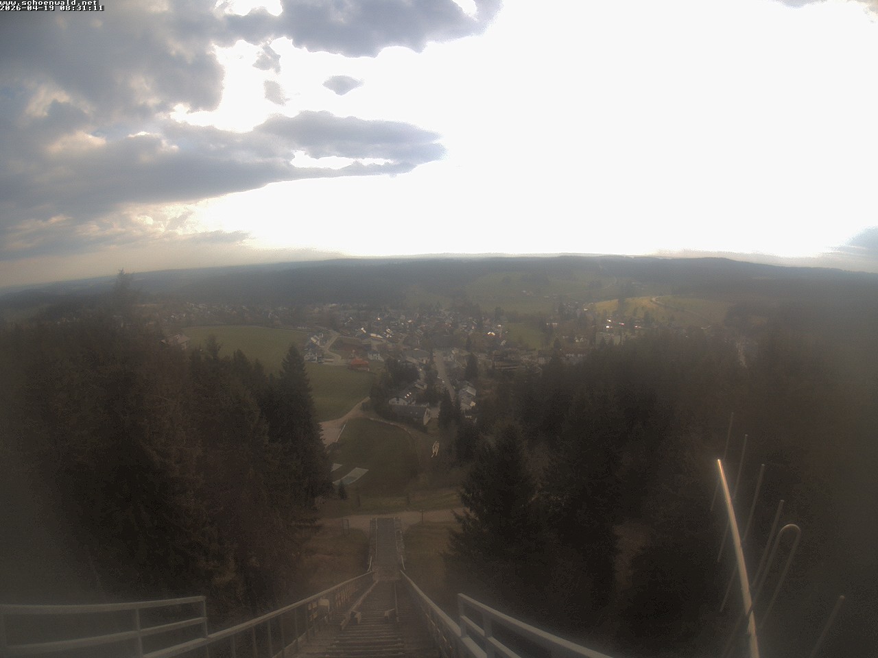 Archived image Webcam View to Schoenwald