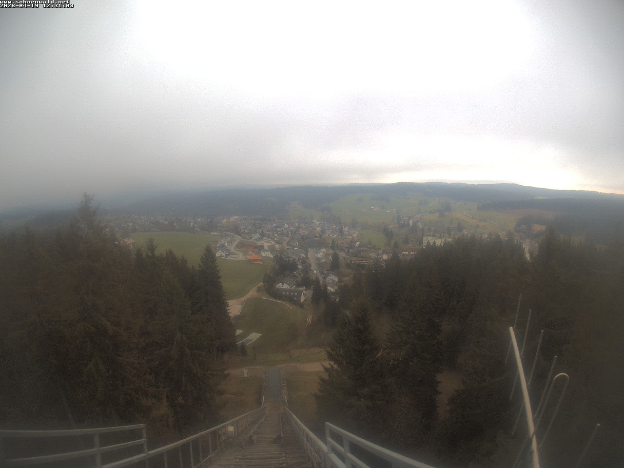 Archived image Webcam View to Schoenwald