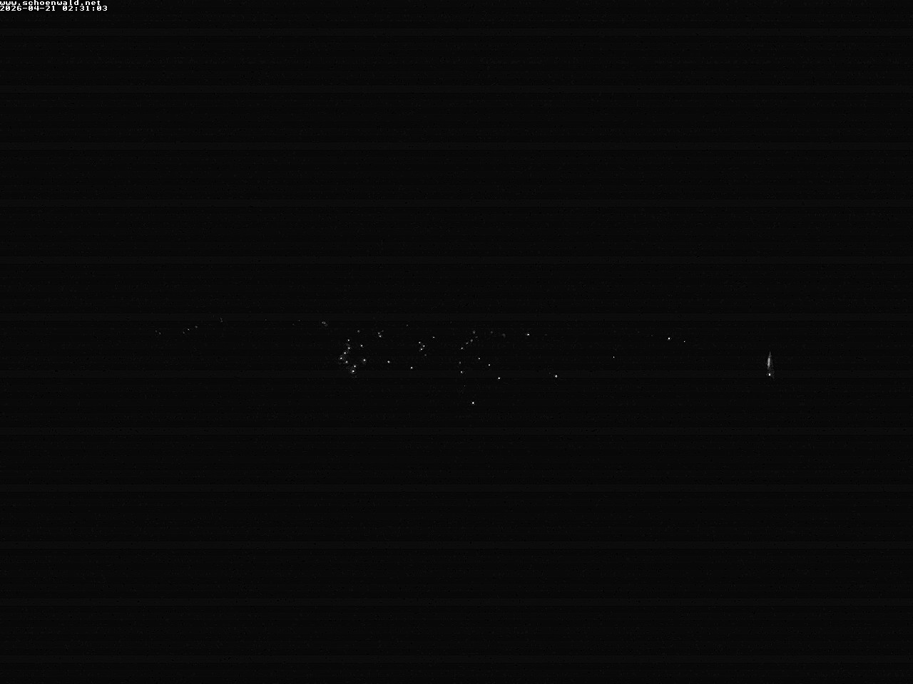 Archived image Webcam View to Schoenwald