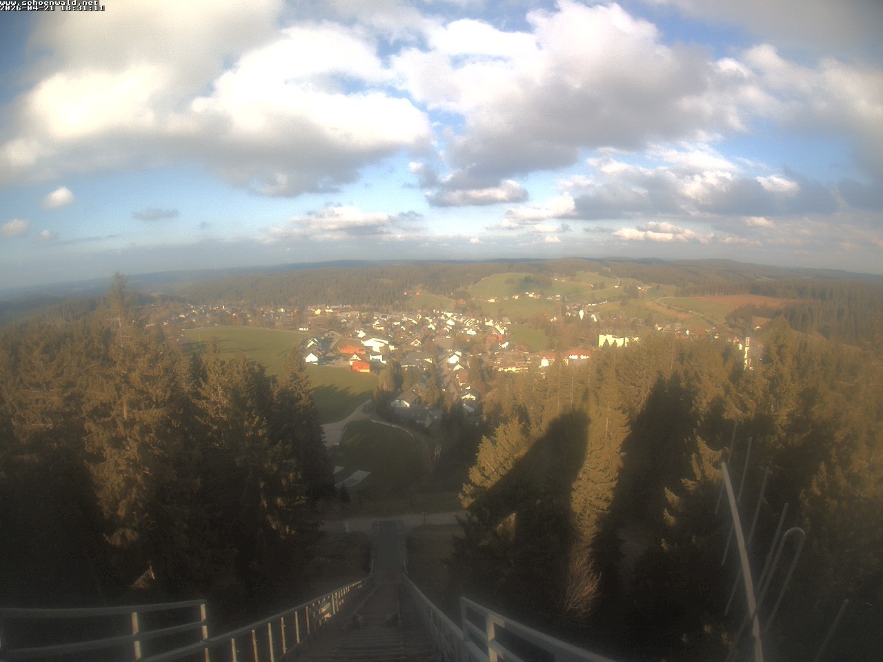 Archiv Foto Webcam Blick auf Schönwald
