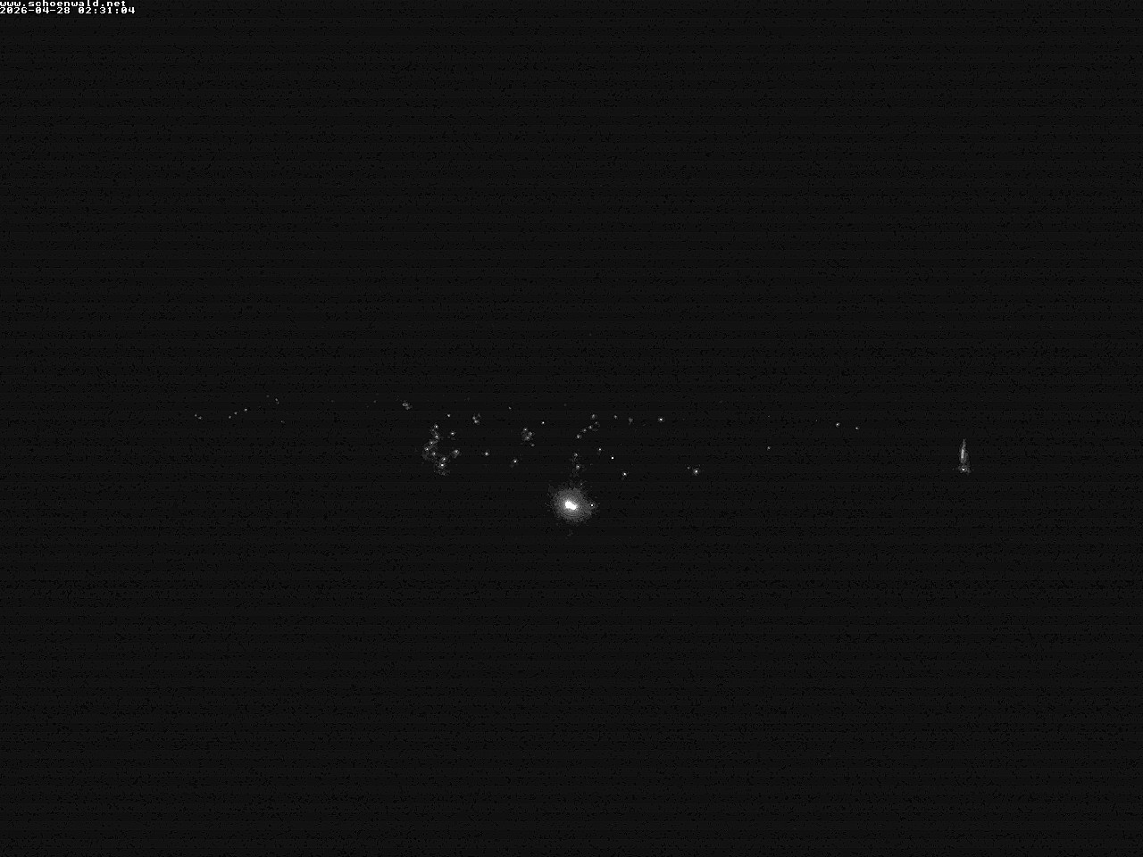 Archived image Webcam View to Schoenwald