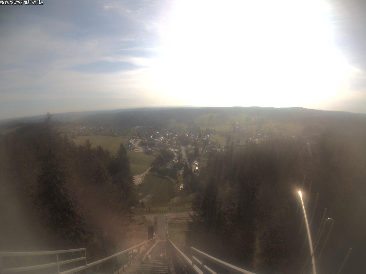 Archived image Webcam View to Schoenwald