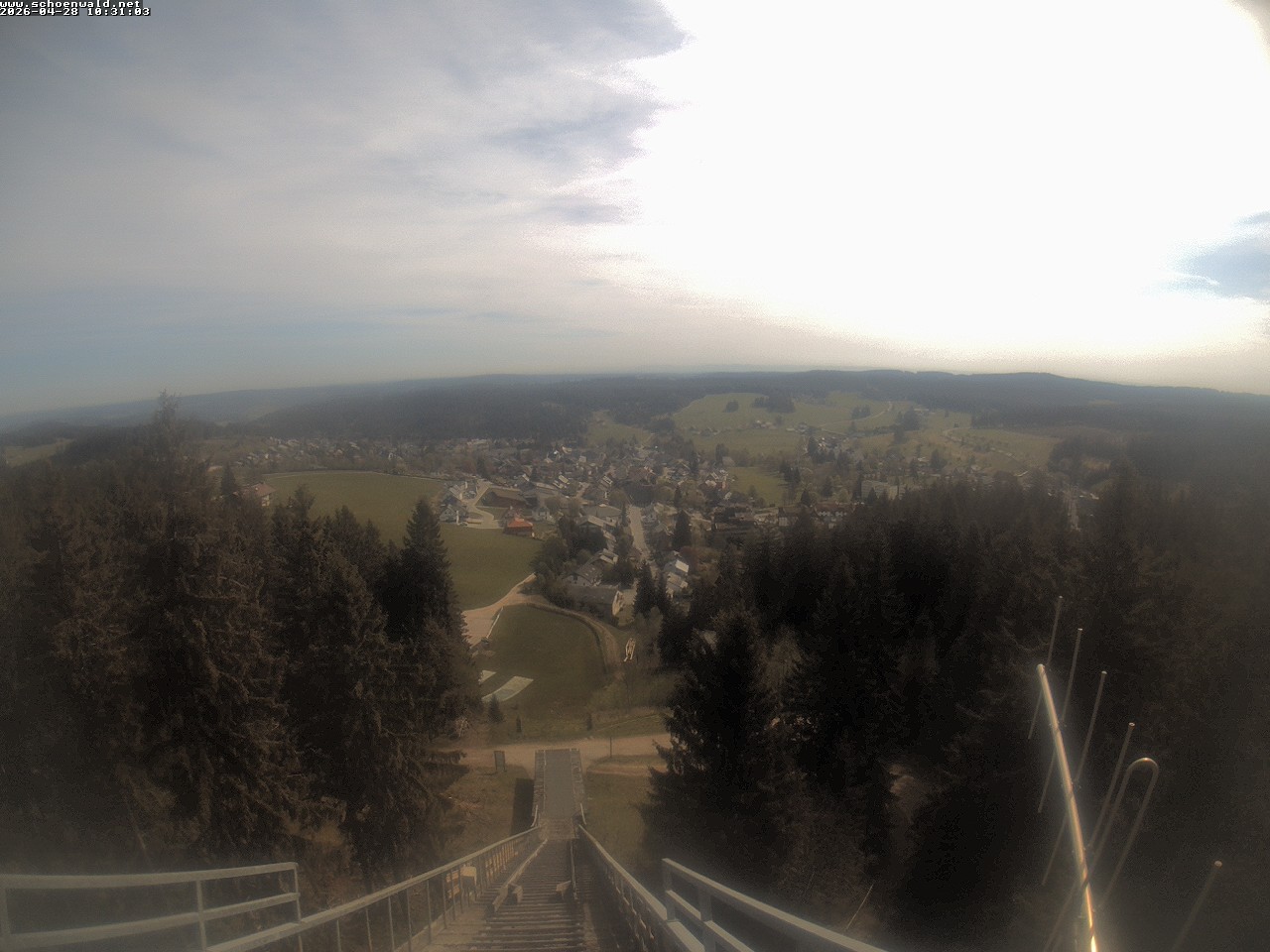 Archived image Webcam View to Schoenwald