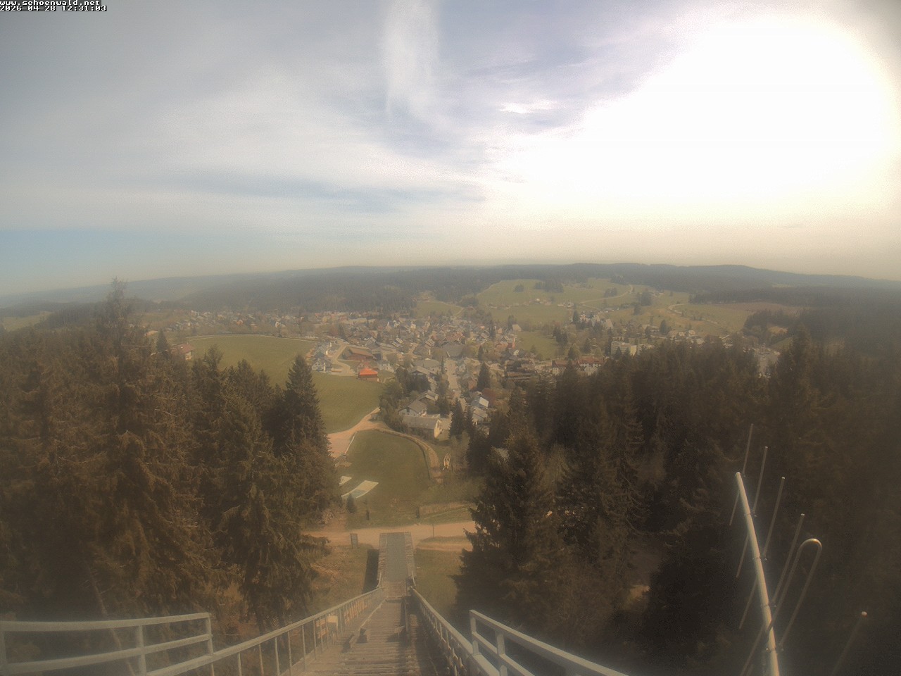 Archived image Webcam View to Schoenwald