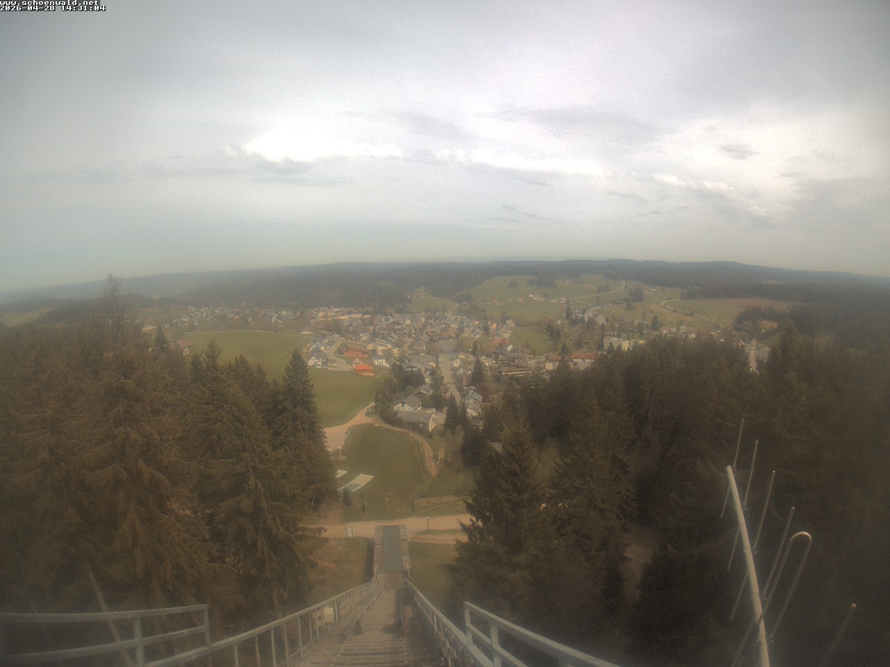 Archived image Webcam View to Schoenwald