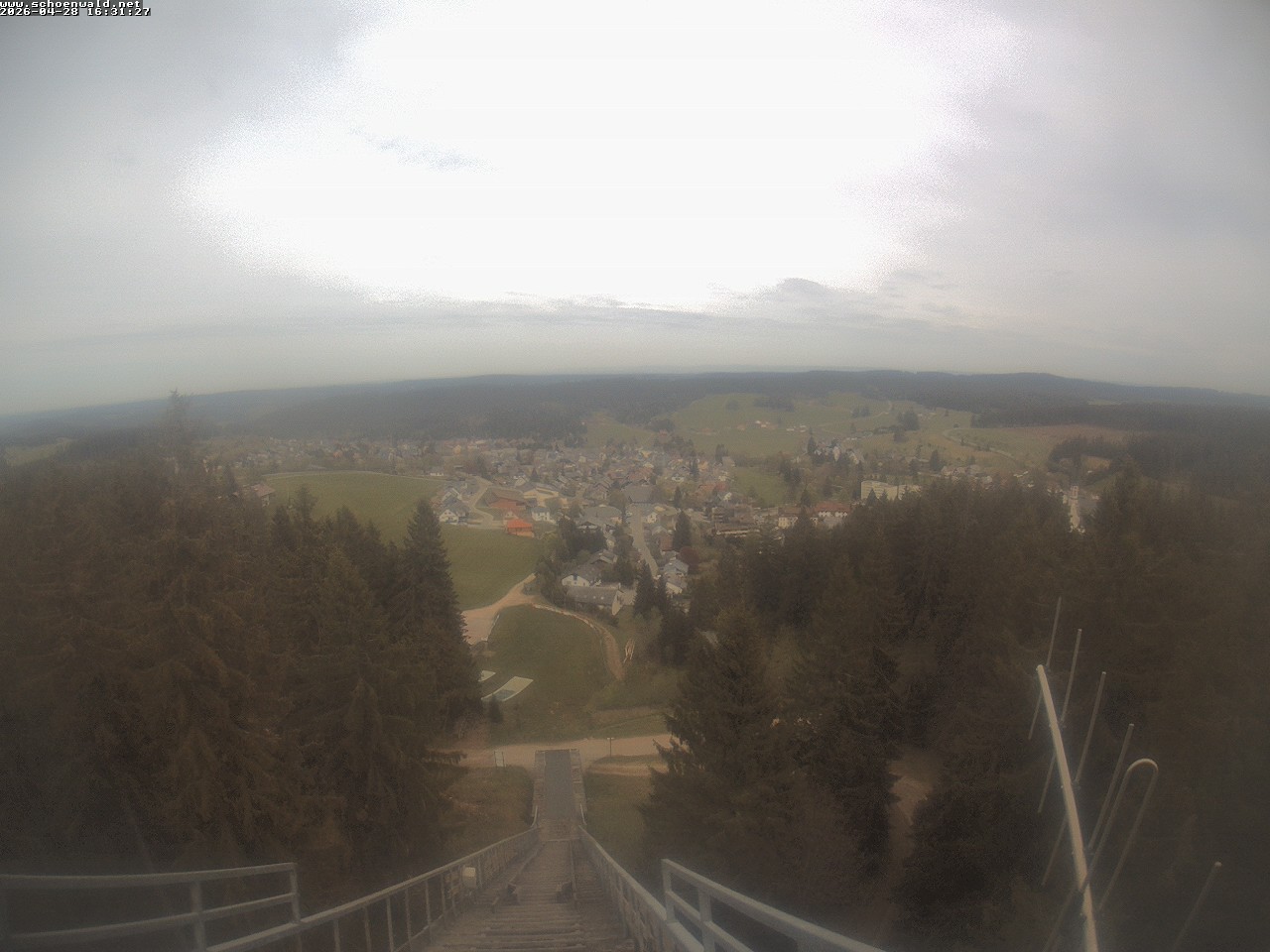 Archived image Webcam View to Schoenwald