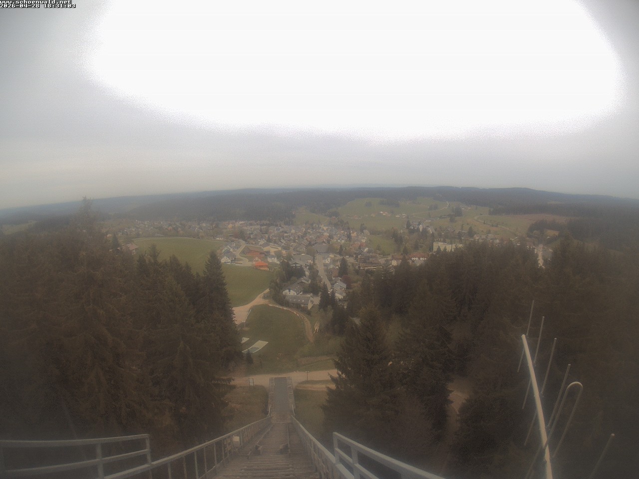 Archived image Webcam View to Schoenwald