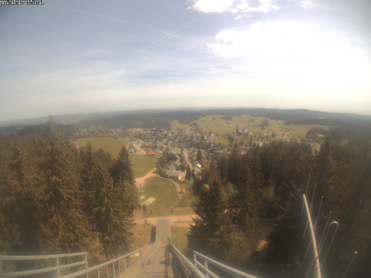 Archived image Webcam View to Schoenwald
